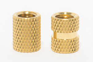 Cross-knurling Insert